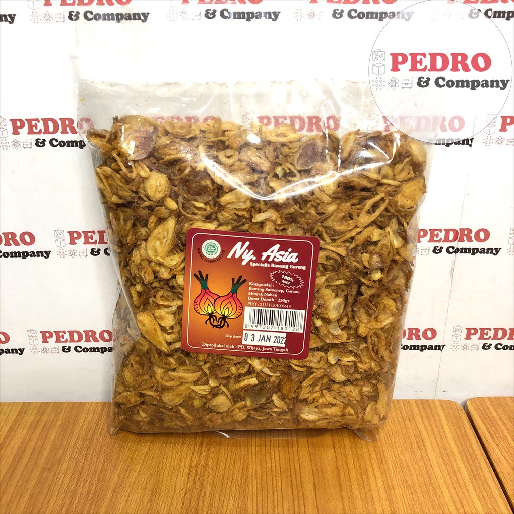 

Ny asia bawang goreng 250 gram - fried shallots / red onion siap makan
