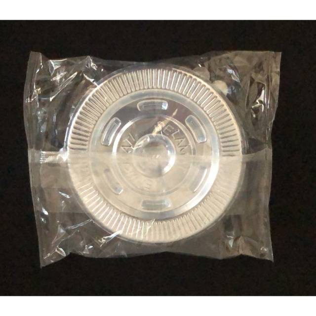 Tutup gelas plastik Cup 14 Oz, 16 Oz datar