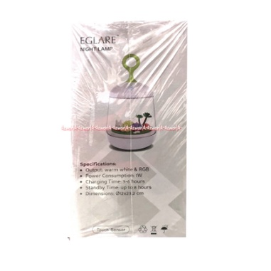 Eglare Night Lamp Lampu Tidur Unik Model Pohon Christmas Lampu Natal LED Putih