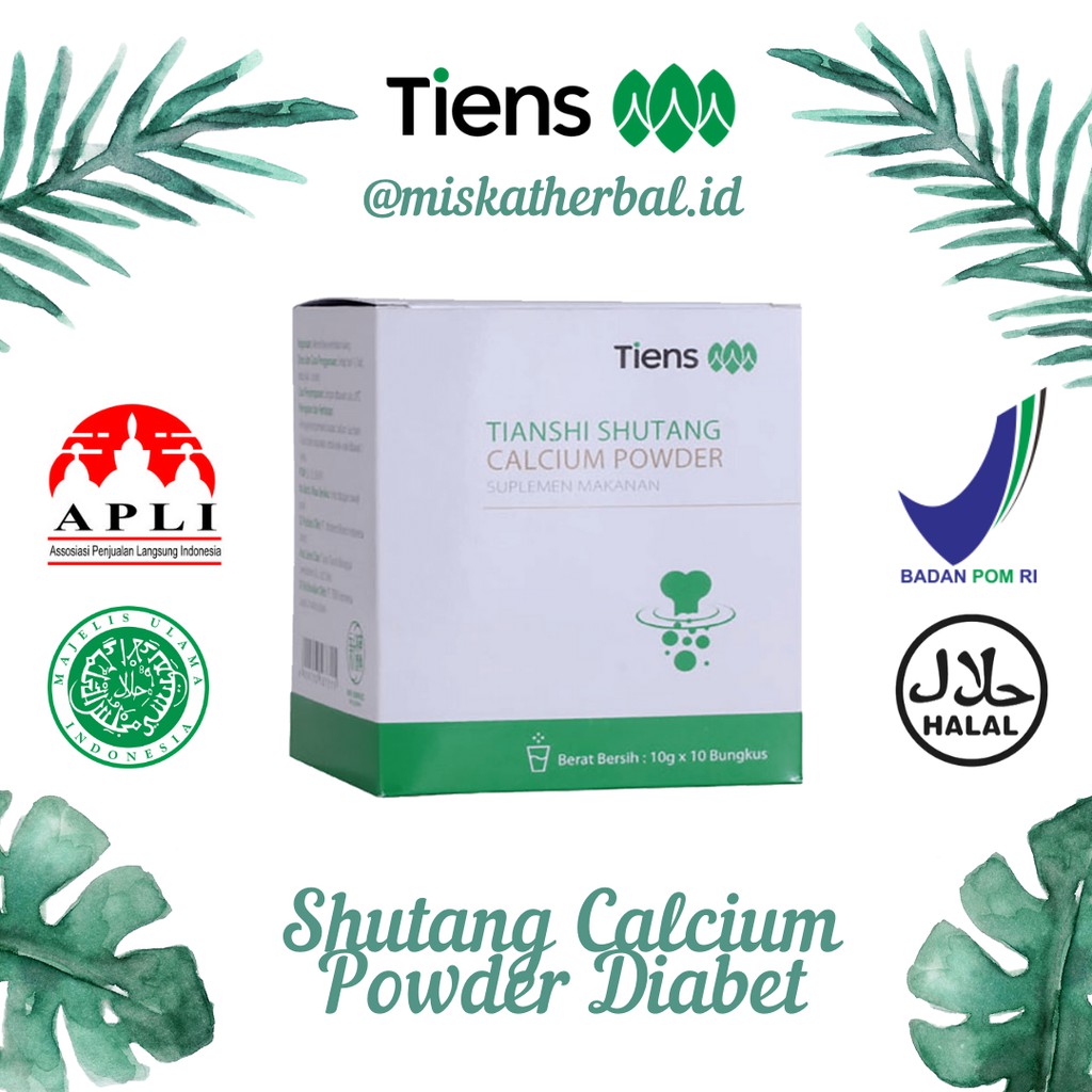 

Susu Shutang Kalsium Tiens Obat Diabetes dan Gula Darah - Calcium Terbaik di Dunia Isi 10 Sachet