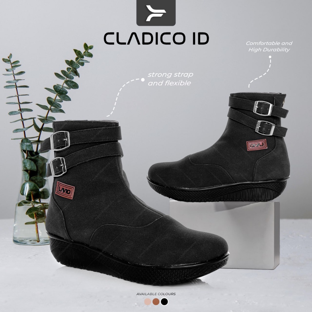 LAVIO Maleo Sepatu Boots Wanita Outdoor Model Boot Fashion Korea Model Keren dan Trendi