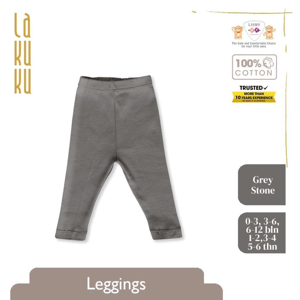 Lakuku - Libby Baby Celana Legging Bayi Anak seri Set A Unisex