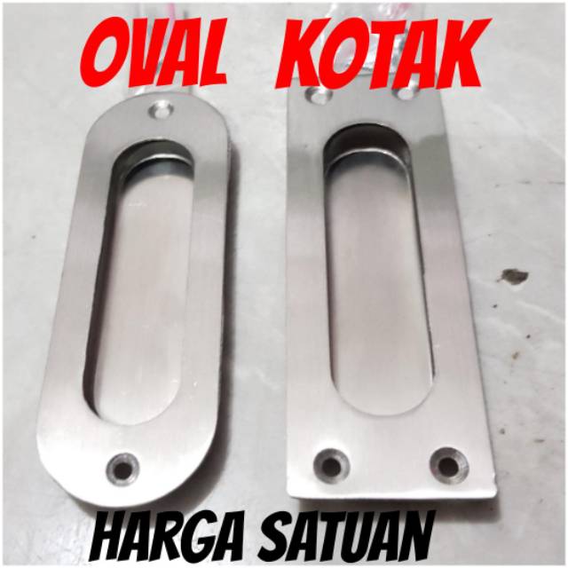 Tarikan tanam / pegangan pintu geser stainless anti karat