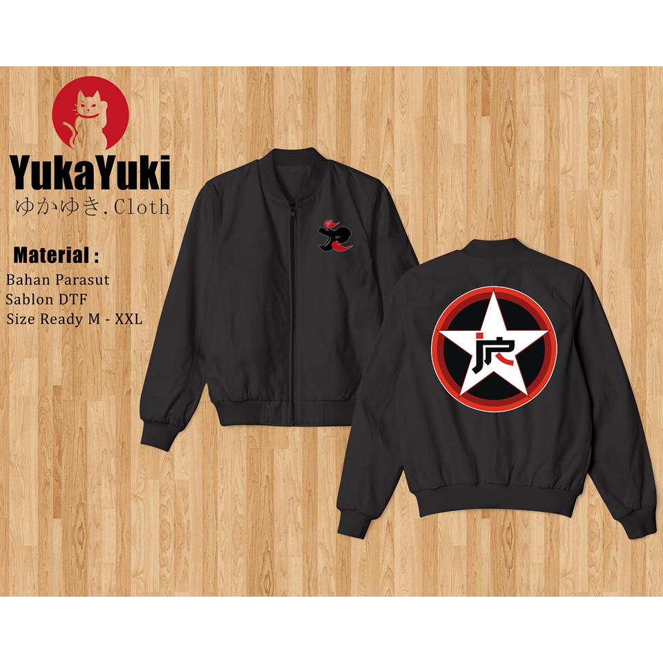 Jaket Bomber J-rocks Logo