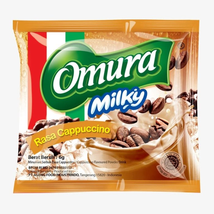 

SIRUP- OMURA MILKY POWDER DRINK 10 PCS - COKELAT -SIRUP.