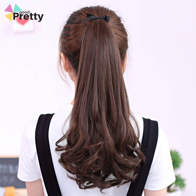 Wig Ponytail Anak -Anak dan Kuncir Kuncir Jendak Bahan Sintetis Dengan Klip - PD