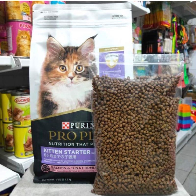 Makanan Kucing Proplan Kitten Starter Salmon &amp; Tuna Formula Kemasan 500G / Pro Plan Kitten Starter