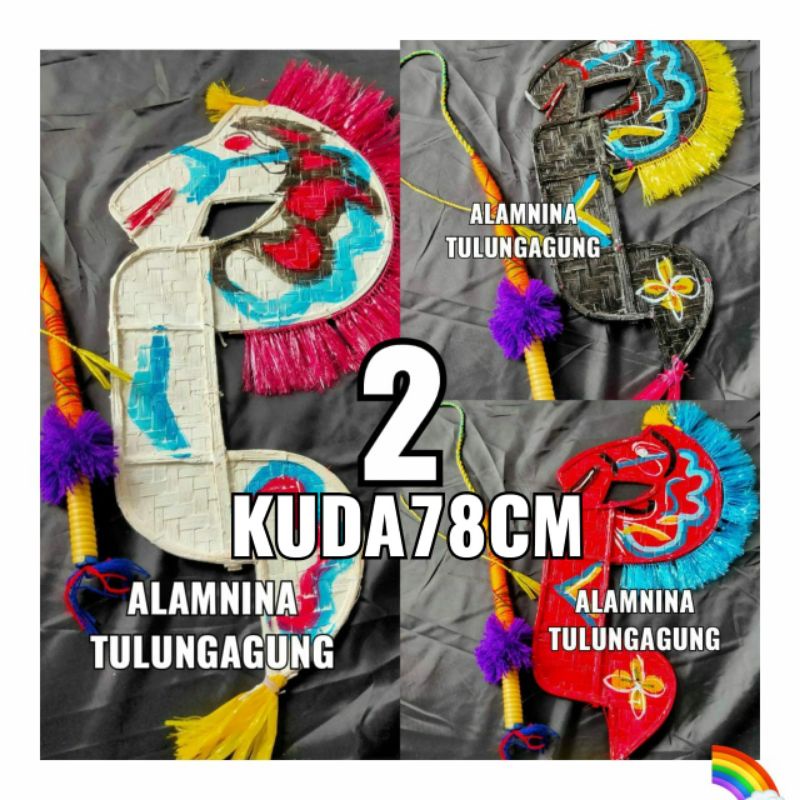 kuda lumping 78cm dan cambuk