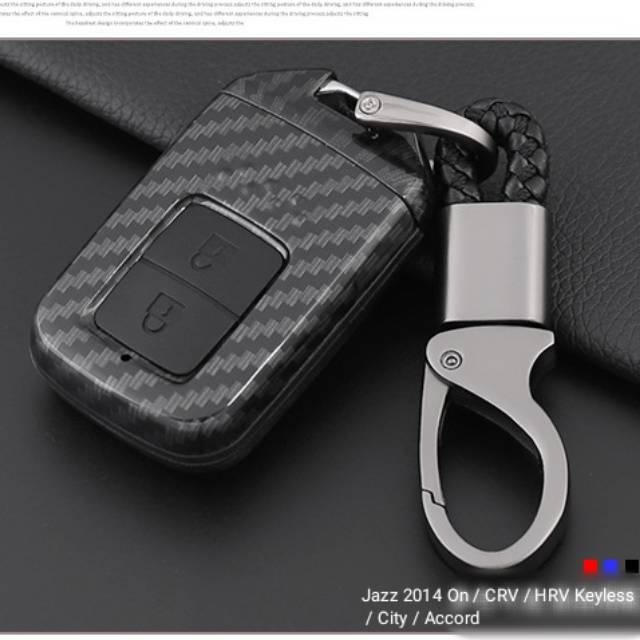 Key Cover Carbon Jazz 2014 On - CRV - HRV Keyless - City - Accord