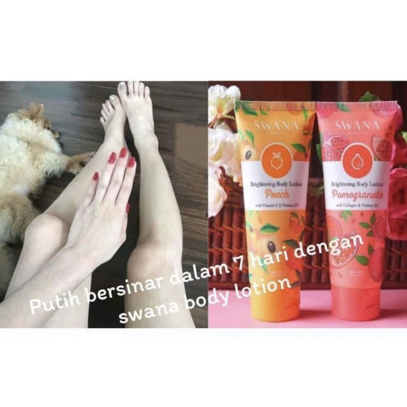 Swana Brightening Body Lotion/Lotion Pemutih Badan BPOM