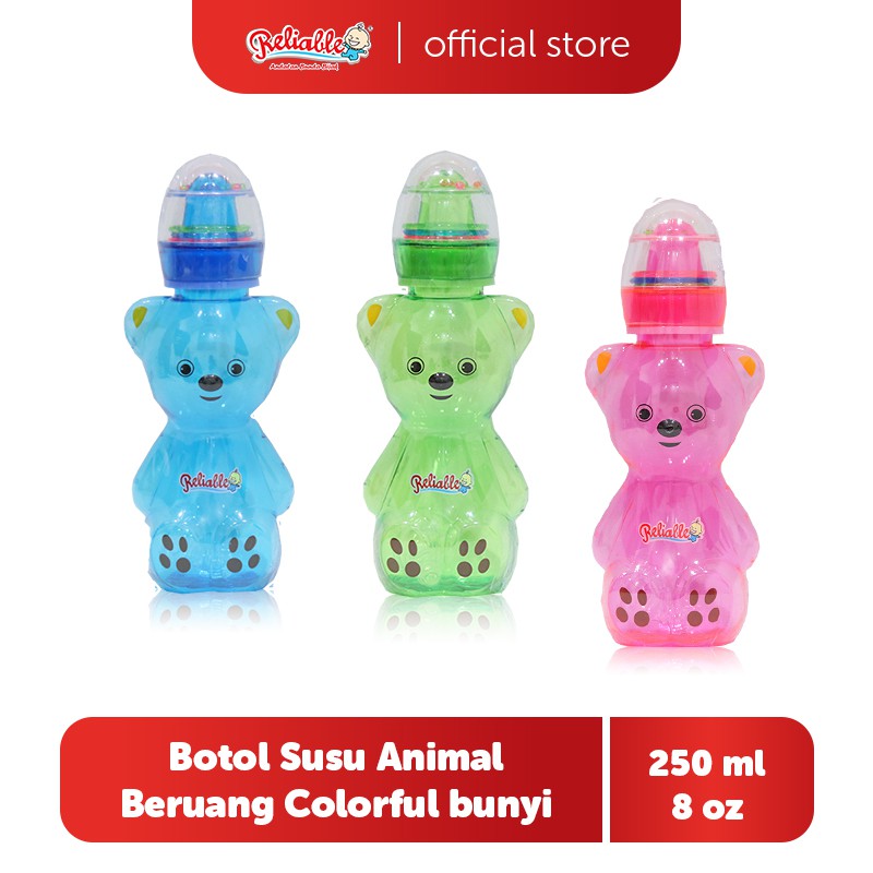 Reliable Botol Susu Animal Beruang 250 ml RBS-8877