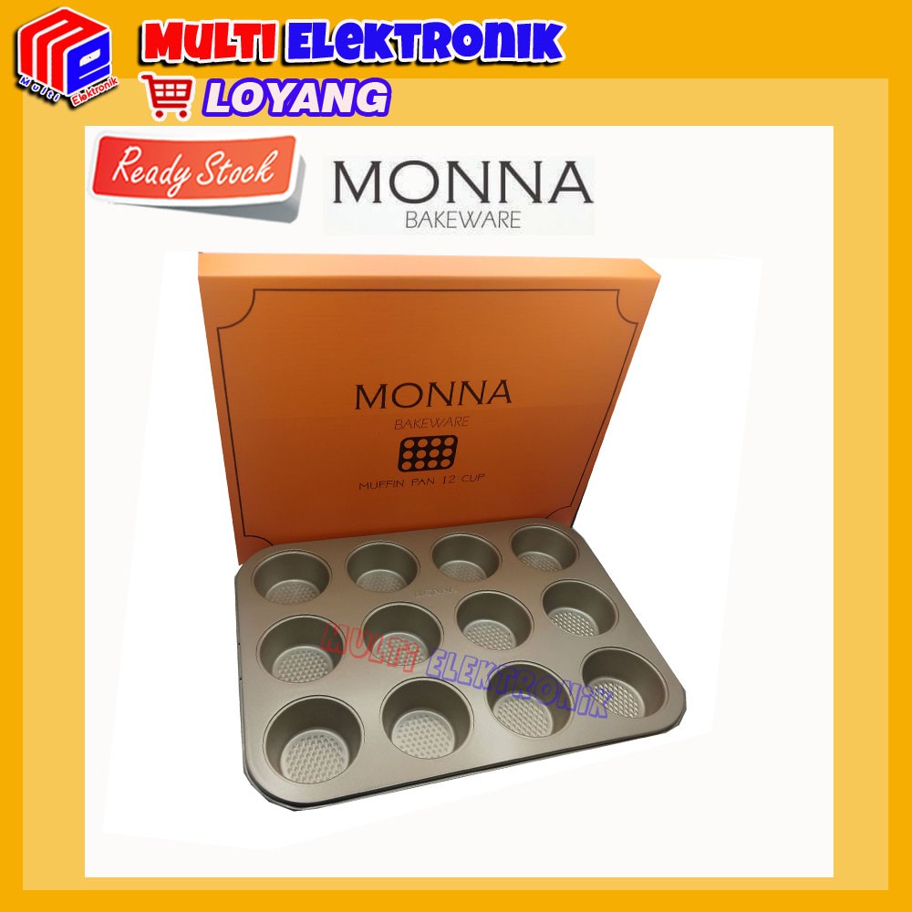 Loyang Muffin Pan Monna Bakeware - Loyang, Cetakan Kue