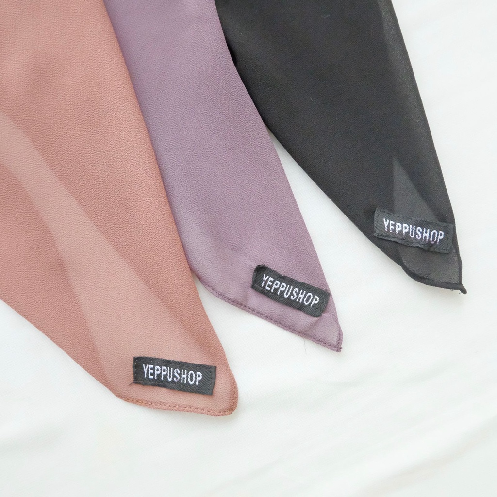 SADIYA INSTANT | New Version Pashmina Bahan Cheruty Babdyoll Oval Menutup Punggung by Yeppushop-7