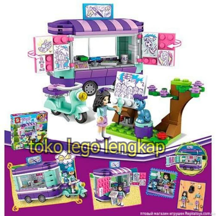 SY 1029 Brick lego Friends Princess Emma Art Stand SY1029
