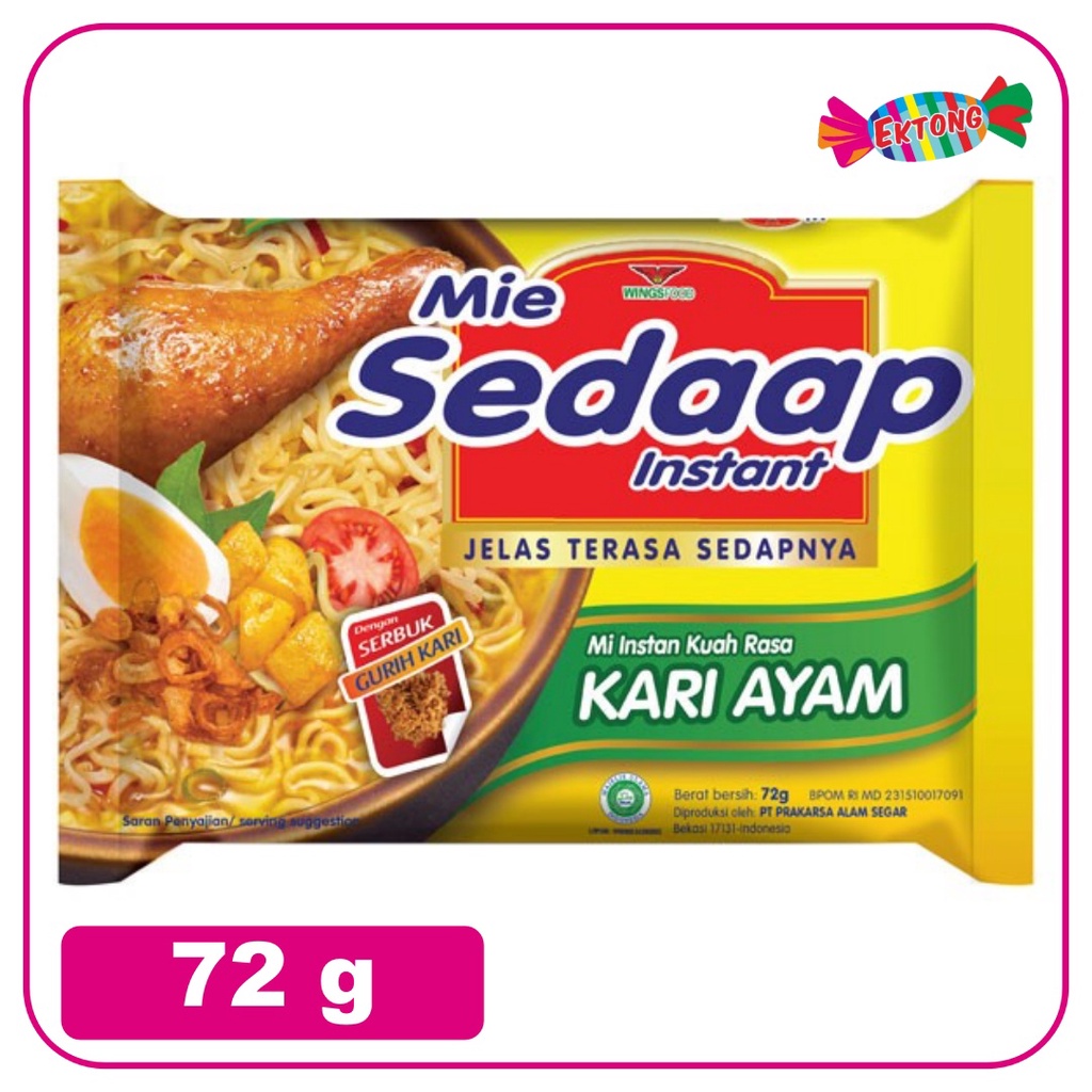 

SEDAAP MIE KARI AYAM 72 GR