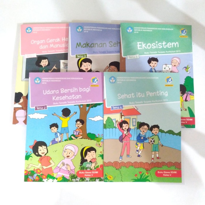 

❤BISA COD❤ BUKU TEMATIK SD PAKET KELAS 5 TEMA 12345