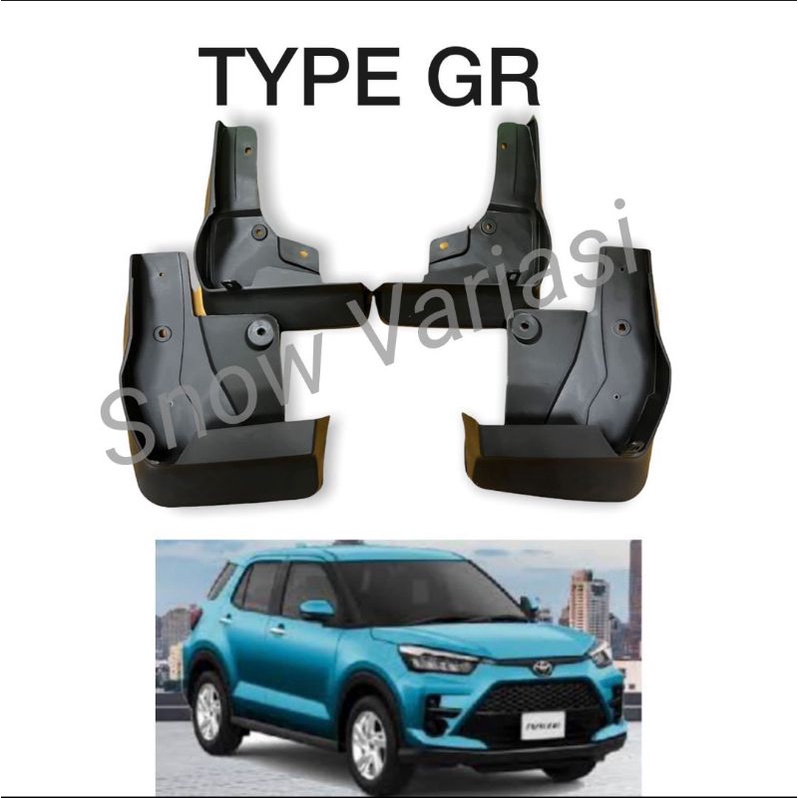 Mud Guard Karpet Lumpur Toyota Raize Daihatsu Rocky 2021 2022 2023 TYPE NON / GR SPORT