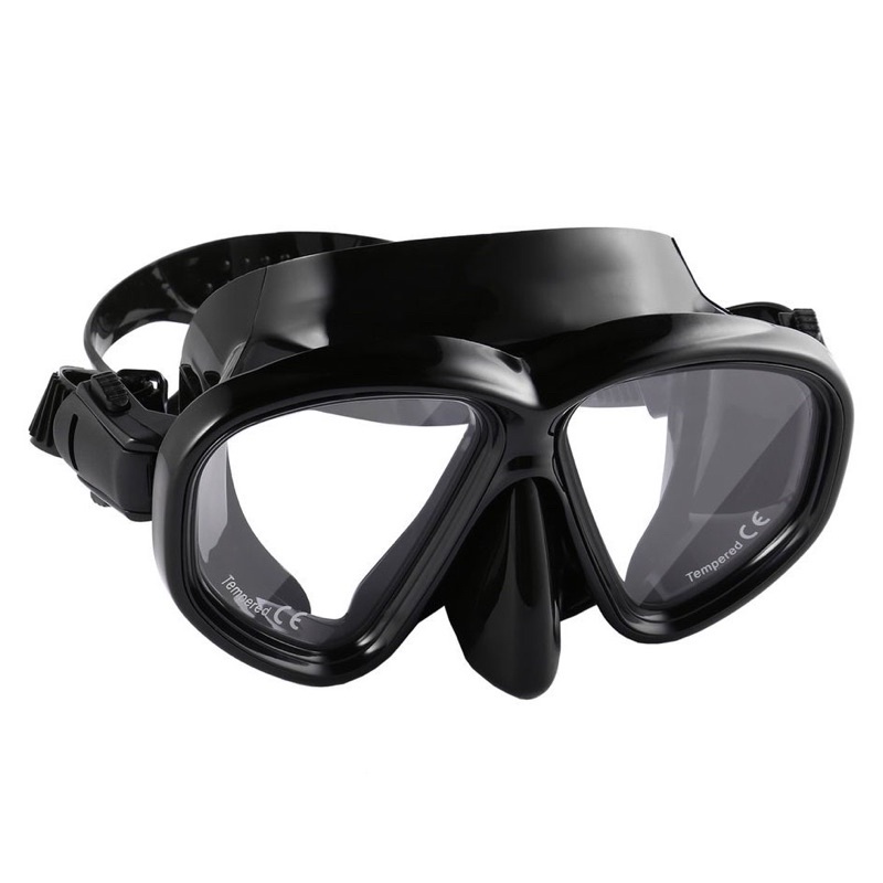 TaffSPORT Kacamata Selam Scuba Diving Snorkeling - M24 - Black