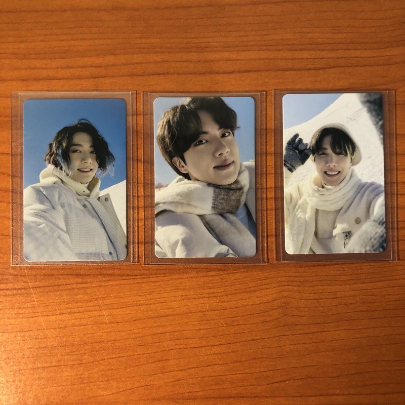 BTS Winter Package 2021 Jungkook Jin JHope Seokjin JK Hoseok Photocard PC Winpack