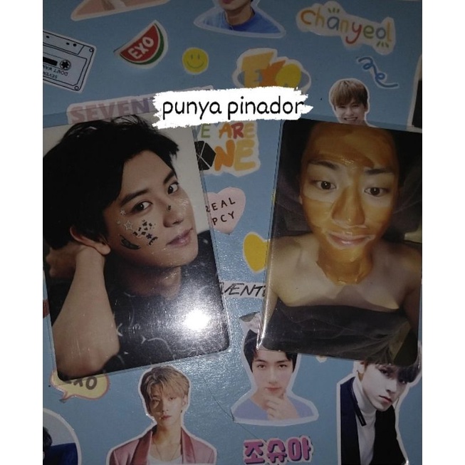 PC Chanyeol EXO Lotto Maskeran + PC Chanyeol EXO Season Greeting 2016