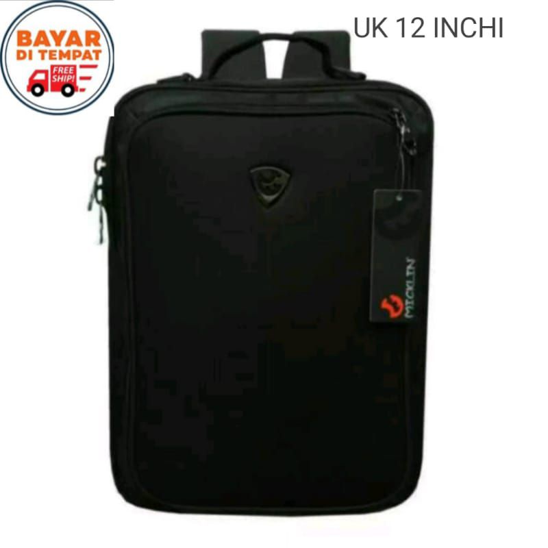 Tas Laptop Micklin 12 Inchi / CASE Laptop /Ransel Laptop Multifungsi