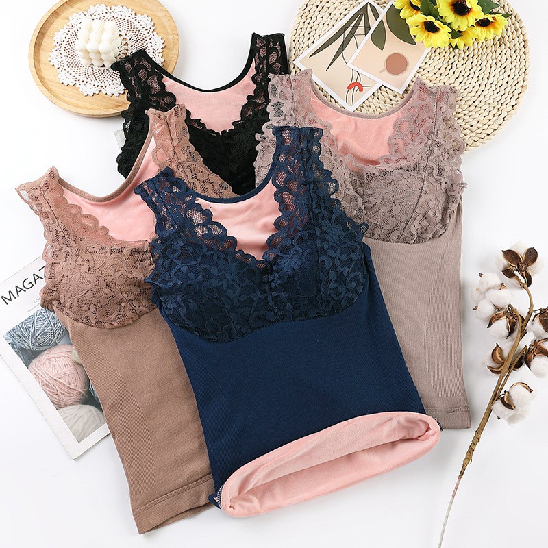 Tank top wanita / tanktop renda / Tank Top Bra Renda 1931#