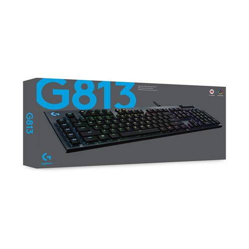 Logitech G813 LIGHTSYNC RGB Mechanical Gaming Keyboard - GL Clicky