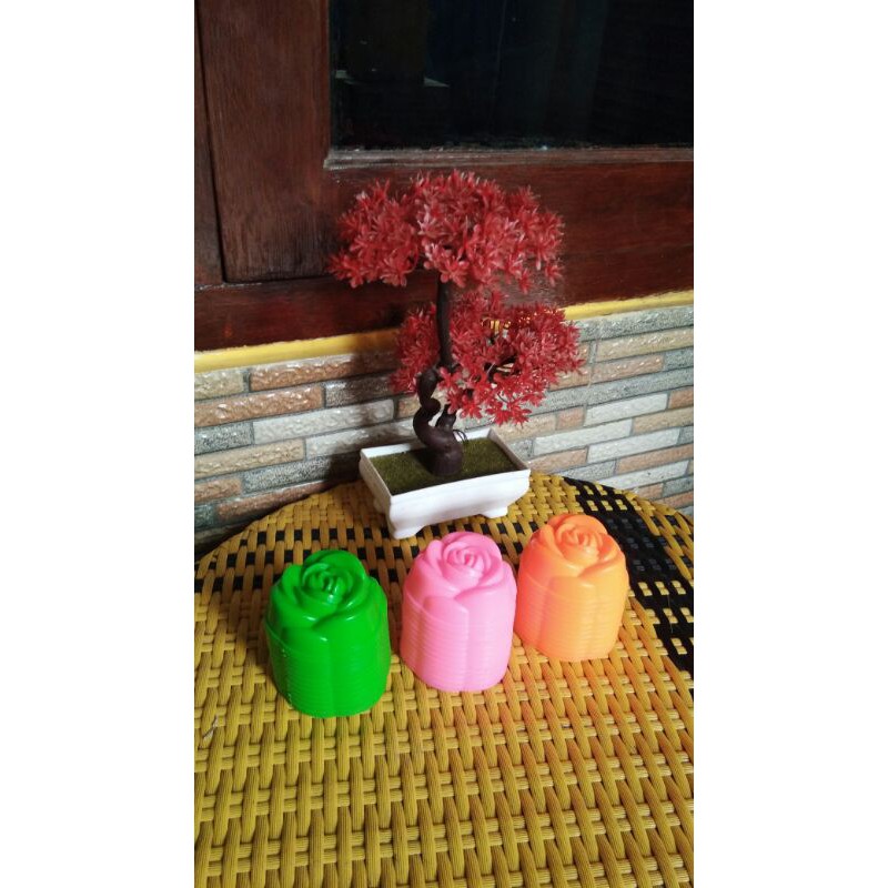 Cetakan putu Ayu mawar/cetakan puding mawar