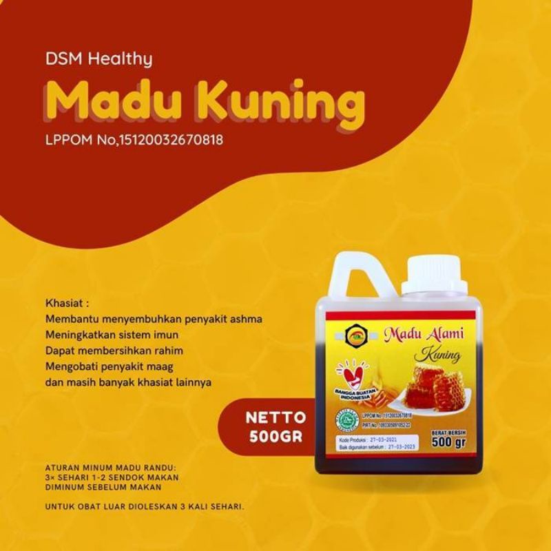 

MADU KUNING ALAMI -500grm