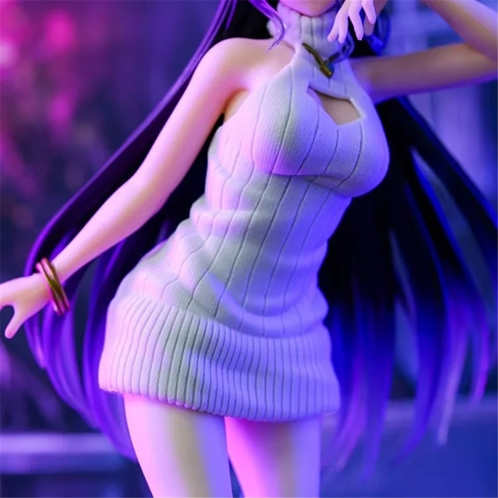 Mainan Action Figure Model Anime Overlord Albedo Bahan PVC Ukuran 22CM Untuk Anak