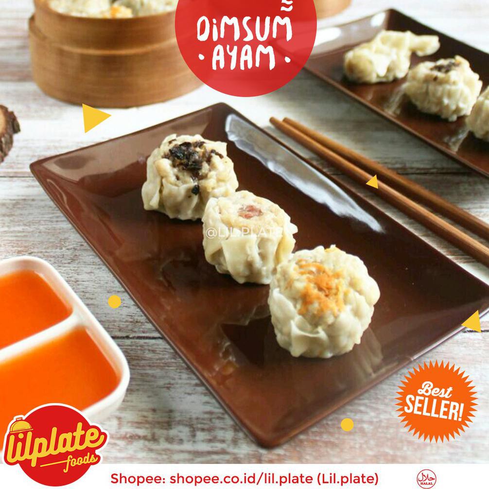 ( BISA COD ) DIMSUM AYAM 50 pcs (Halal, Tanpa Pengawet, & Rendah MSG) BERMUTU [Kode 1|Kode 2|Kode