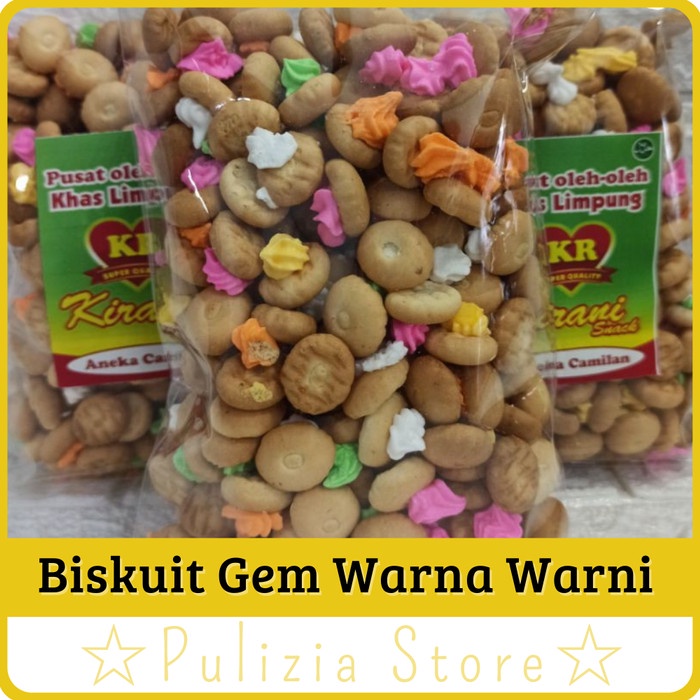 

Biskuit Gem Roses Kembang Gula Warna Warni