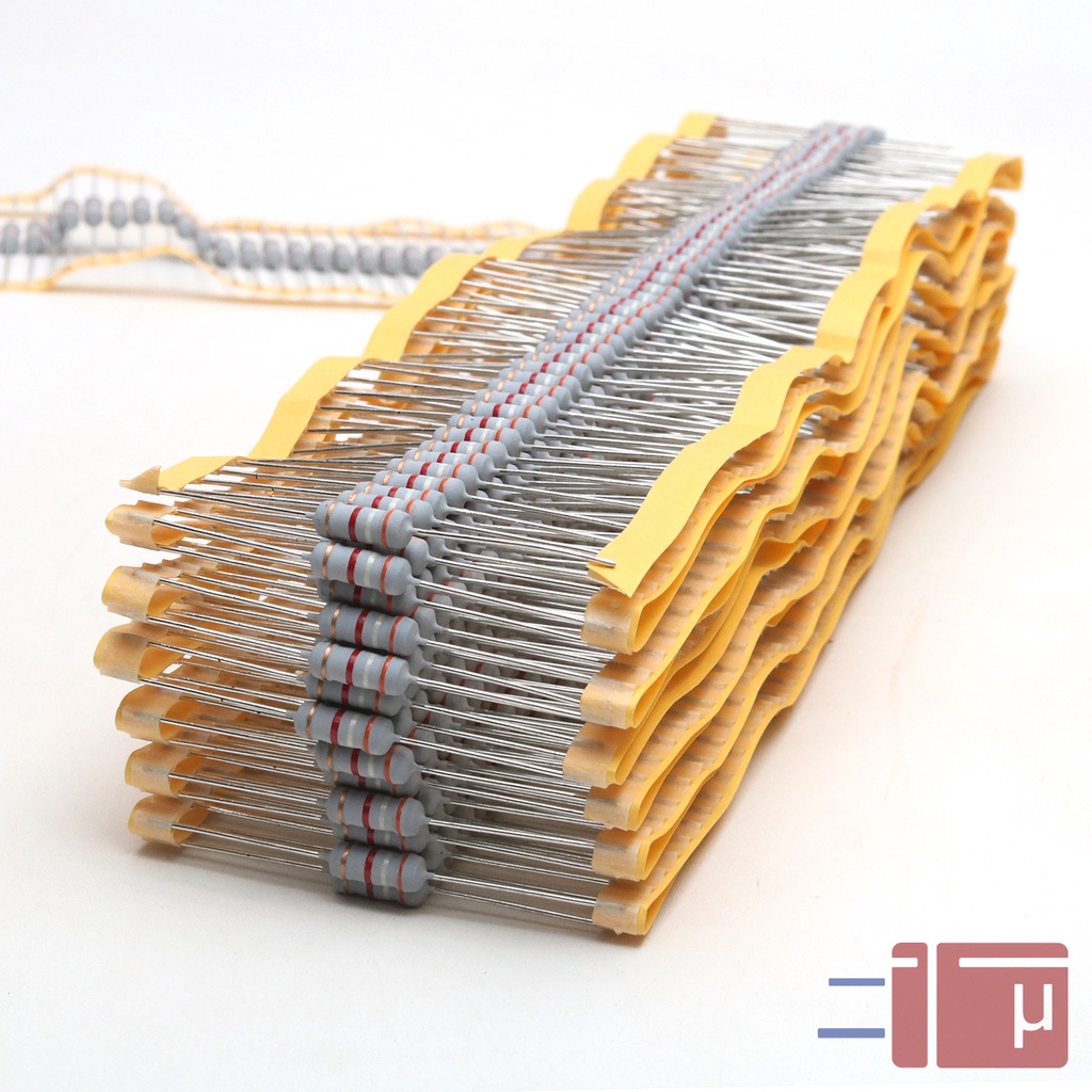 x10 Resistor 3K9 3.9K 1W Metal Oxide 5% Taiwan Kaki Tembaga