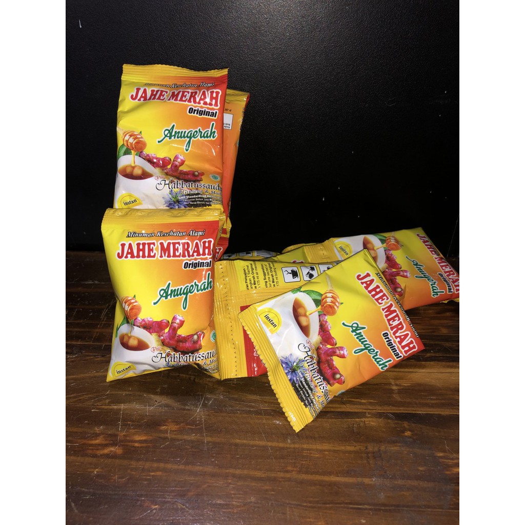 

Jahe Merah Anugerah Plus Habatusauda|Madu|Gingseng
