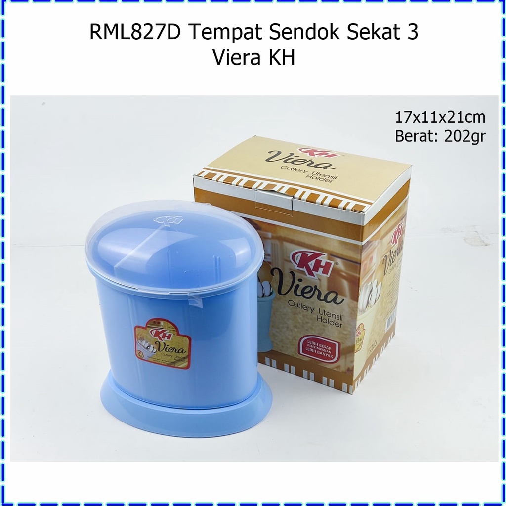 RML827D Tempat Sendok Sekat 3 Viera KH