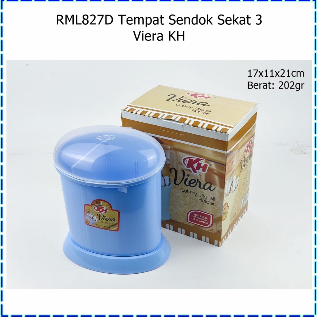 RML827D Tempat Sendok Sekat 3 Viera KH