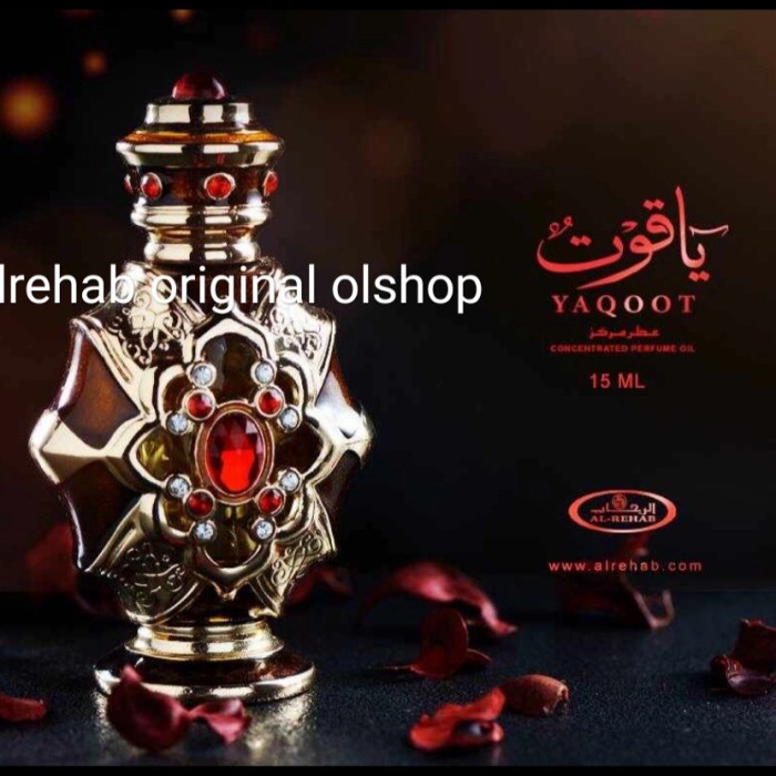 yaqoot oles alrehab botol antik - parfum saudi original