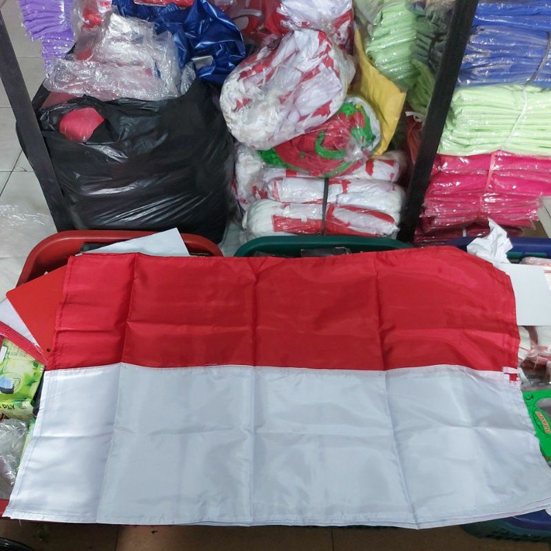 BENDERA LENGKAP MERAH PUTIH, NKRI HARGA MATI