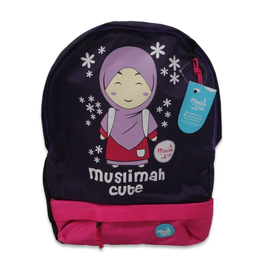 Ransel Anak Tas Ransel Anak Backpack Anak Muslim Tas Anak Sekolah Muslimah Cute