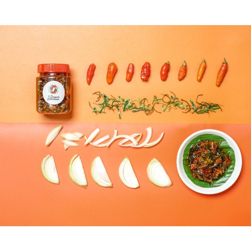 

SAMBAL GORENG DAUN JERUK | TERLARIS, PRODUK UNGGULAN 210ml