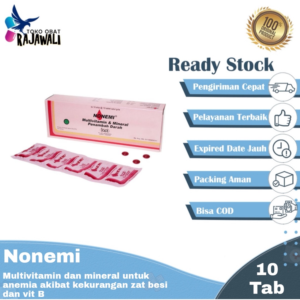 nonemi tablet vitamin perstrip