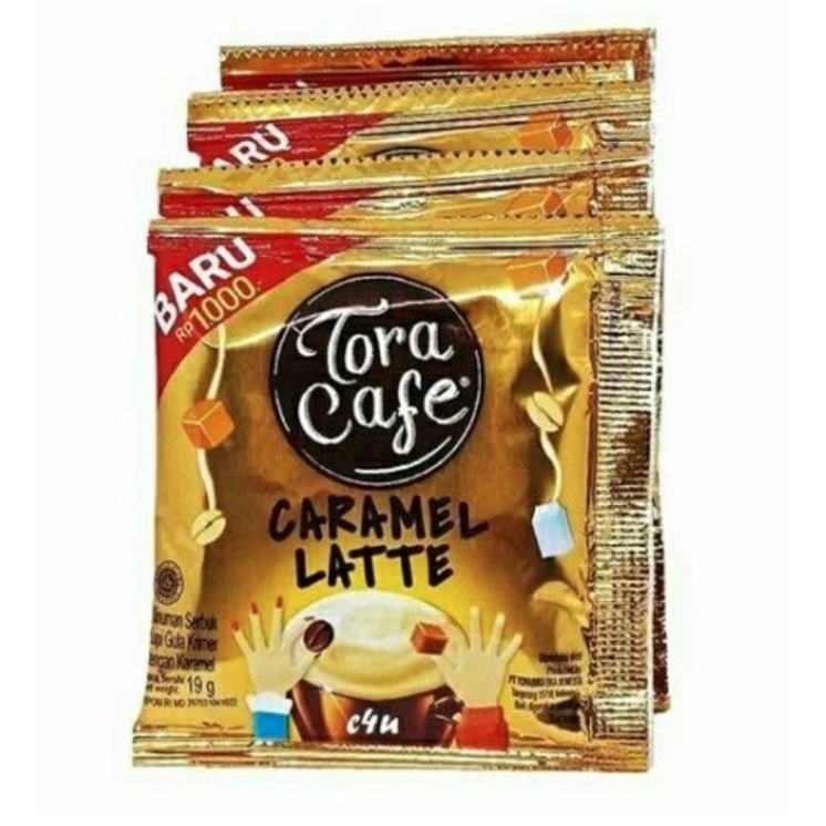 

Tora Cafe Caramel Latte Renceng 10x19 gram