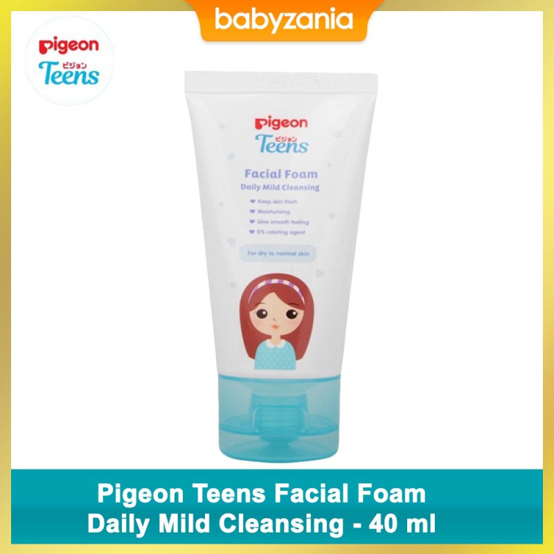 Pigeon Teens Facial Foam Sabun Cuci Muka 40 ml - Daily Mild Cleansing