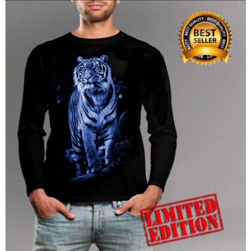kaos lengan panjang macan MC 03
