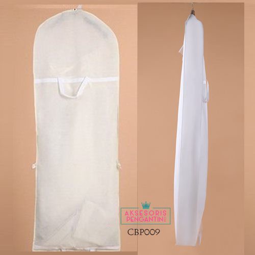 [BISA GOSEND] GANTUNG PLASTIK PELINDUNG BAJU COVER ANTI DEBU PAKAIAN PUTIH CBP009