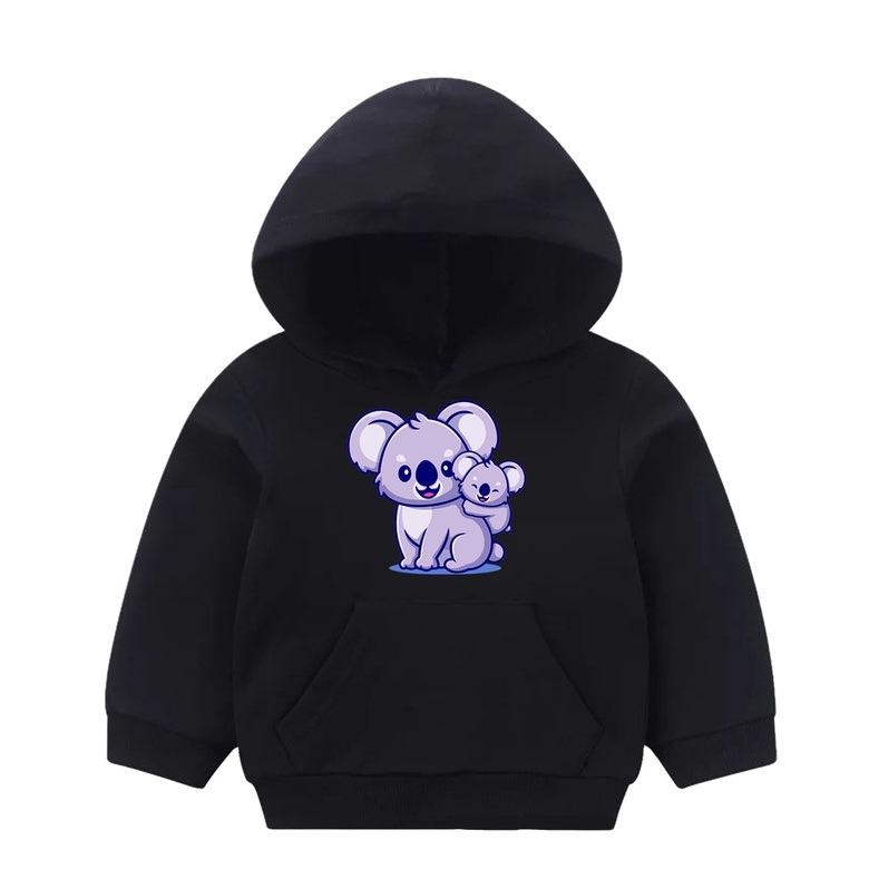 Baju Anak Koalaa Hoodie Anak Fleece Umur 1 - 6 Tahun-2