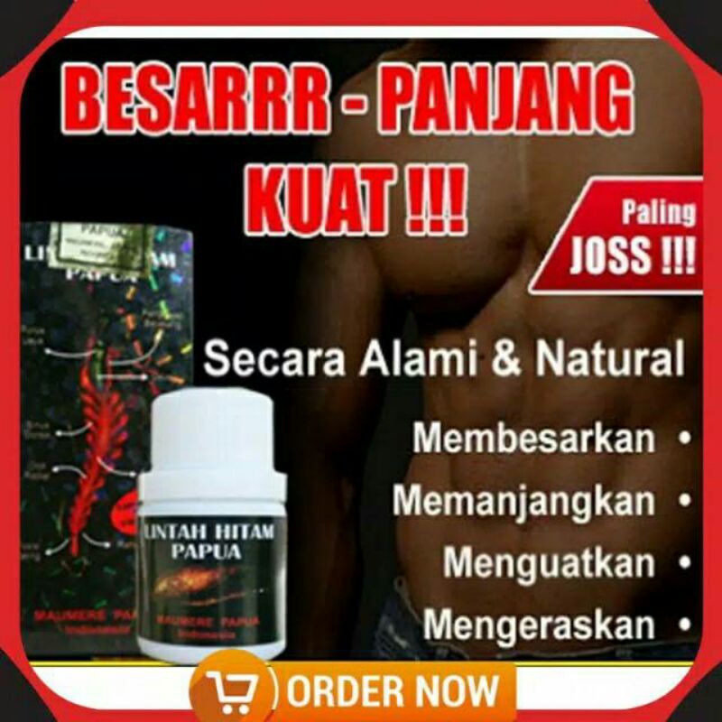 LINTAH OIL HITAM PAPUA ORIGINAL ASLI