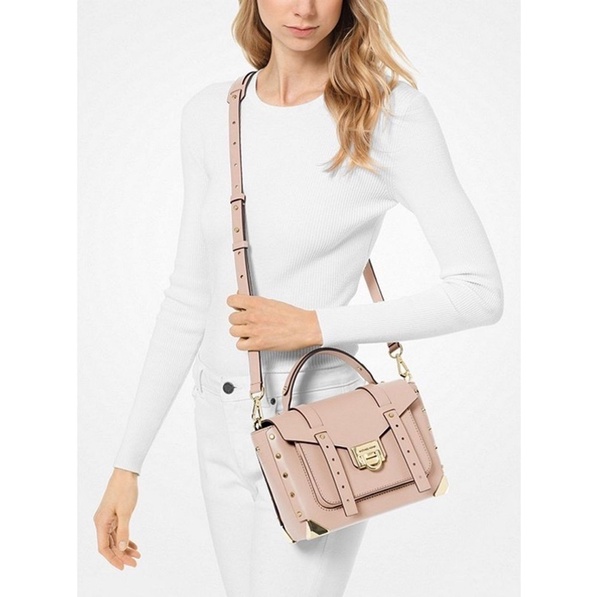 MK MANHATTAN MD TH SATCHEL POWDER BLUSH