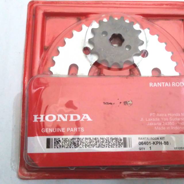 Gear Set Supra 125
