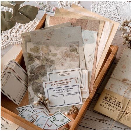 MISS TIME Diary Deco Sticker - Fingertip Background Series (30pcs)